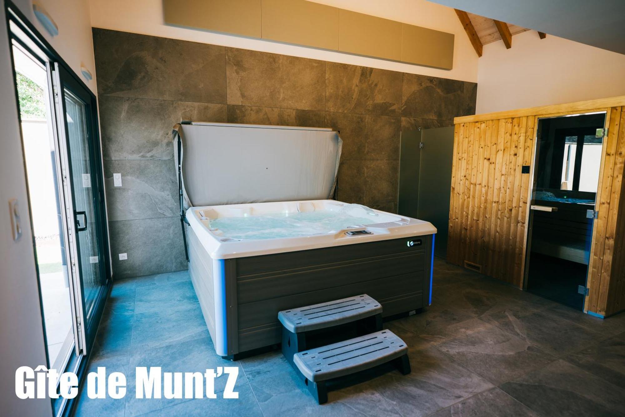 Gite De Munt'Z Spa, Sauna, Piscine, Proche De Colmar Muntzenheim 外观 照片